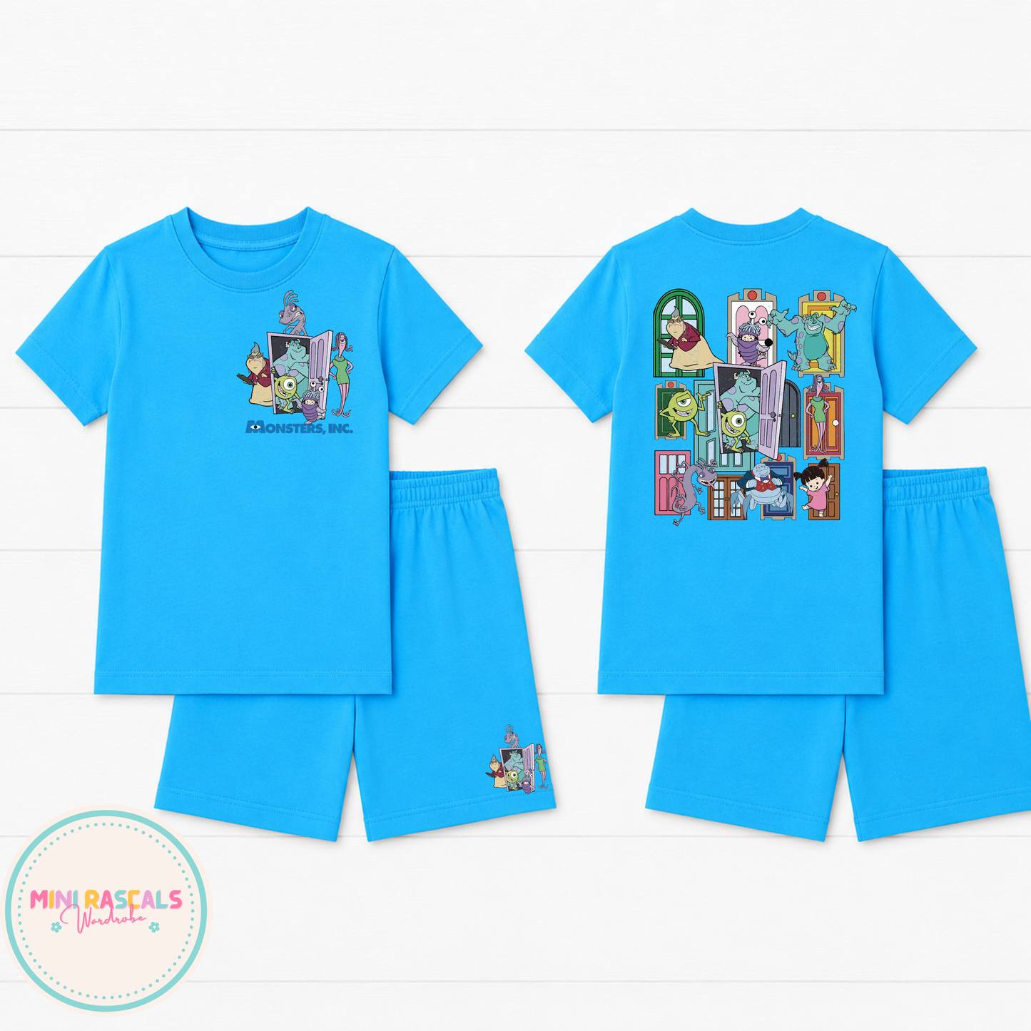 Monsters Inc T-Shirt & Short Set | Kids Summer Outfit
