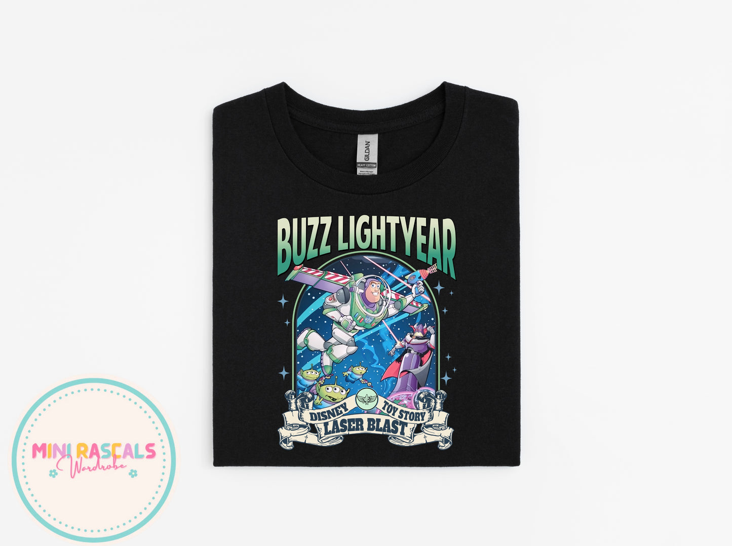 Buzz Lightyear Kids T-Shirt – Toy Story Graphic Tee for Boys & Girls | Mini Rascals
