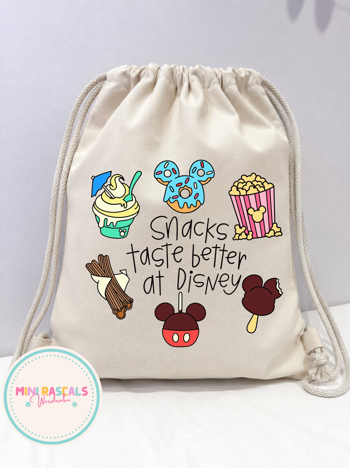 Snacks Taste Better at Disney' Snack Storage Bag | Kids Disney Trip Gift