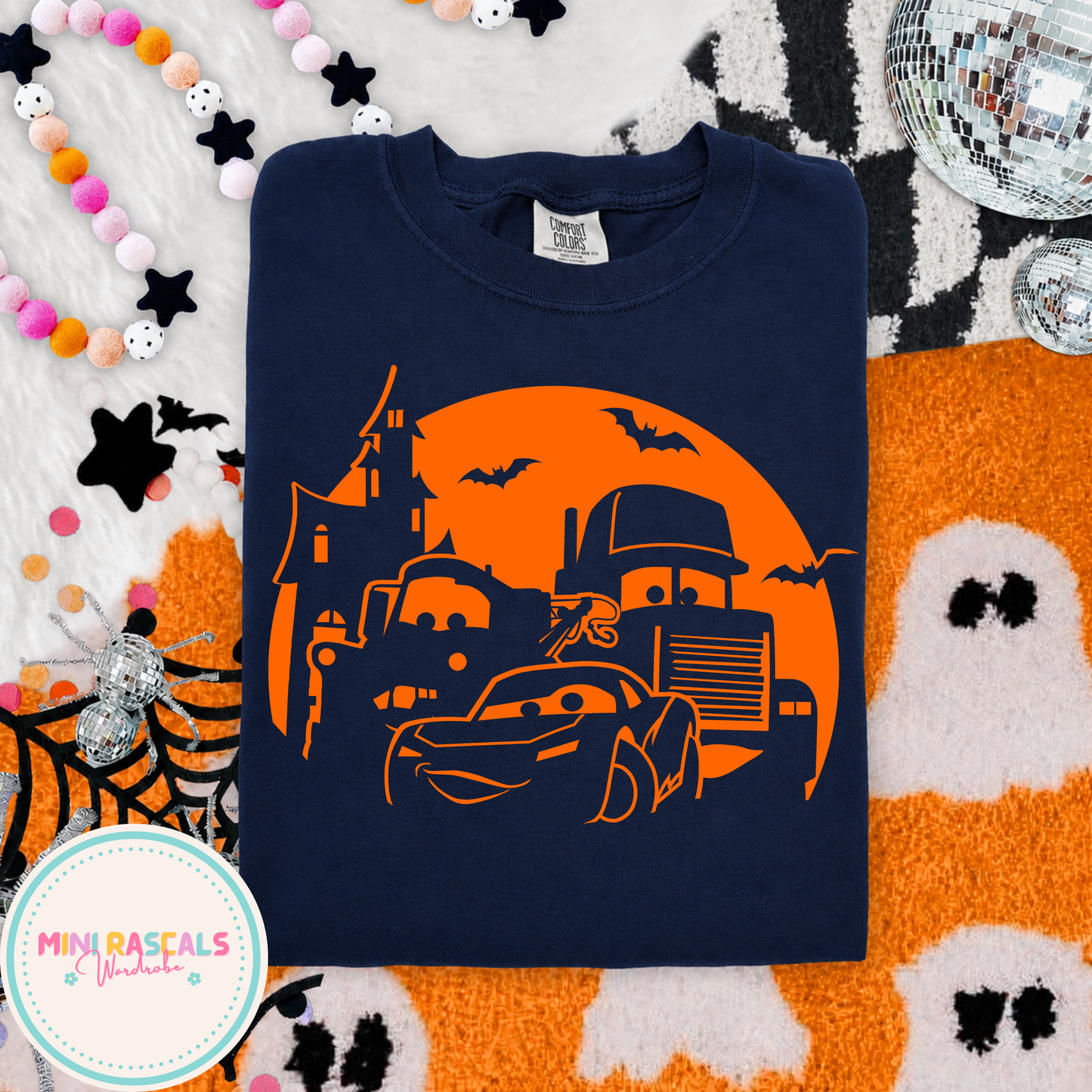 Cars McQueen, Mater & Mack Halloween Spooky T-Shirt & Sweatshirt