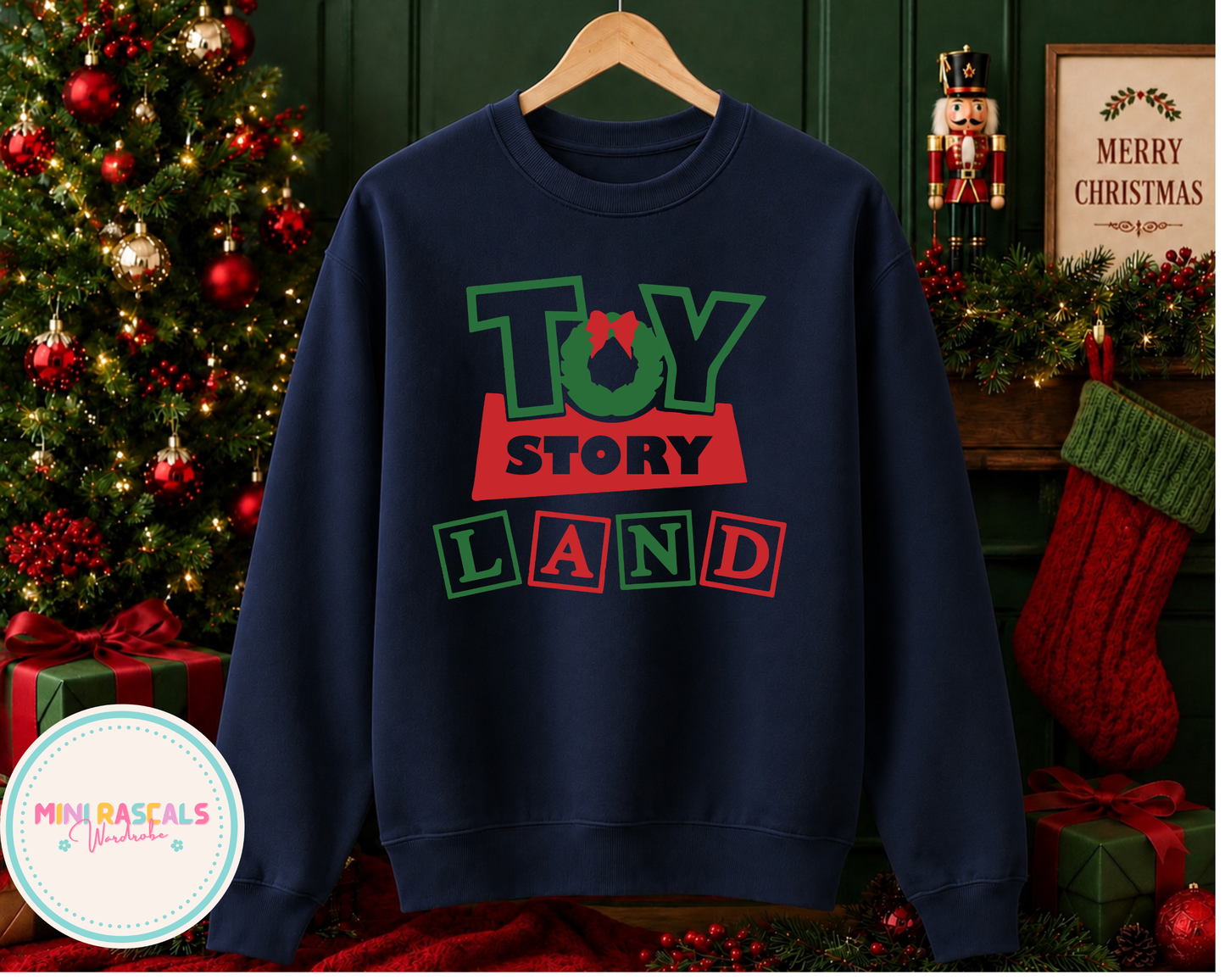 Toy Story Land Christmas Sweatshirt