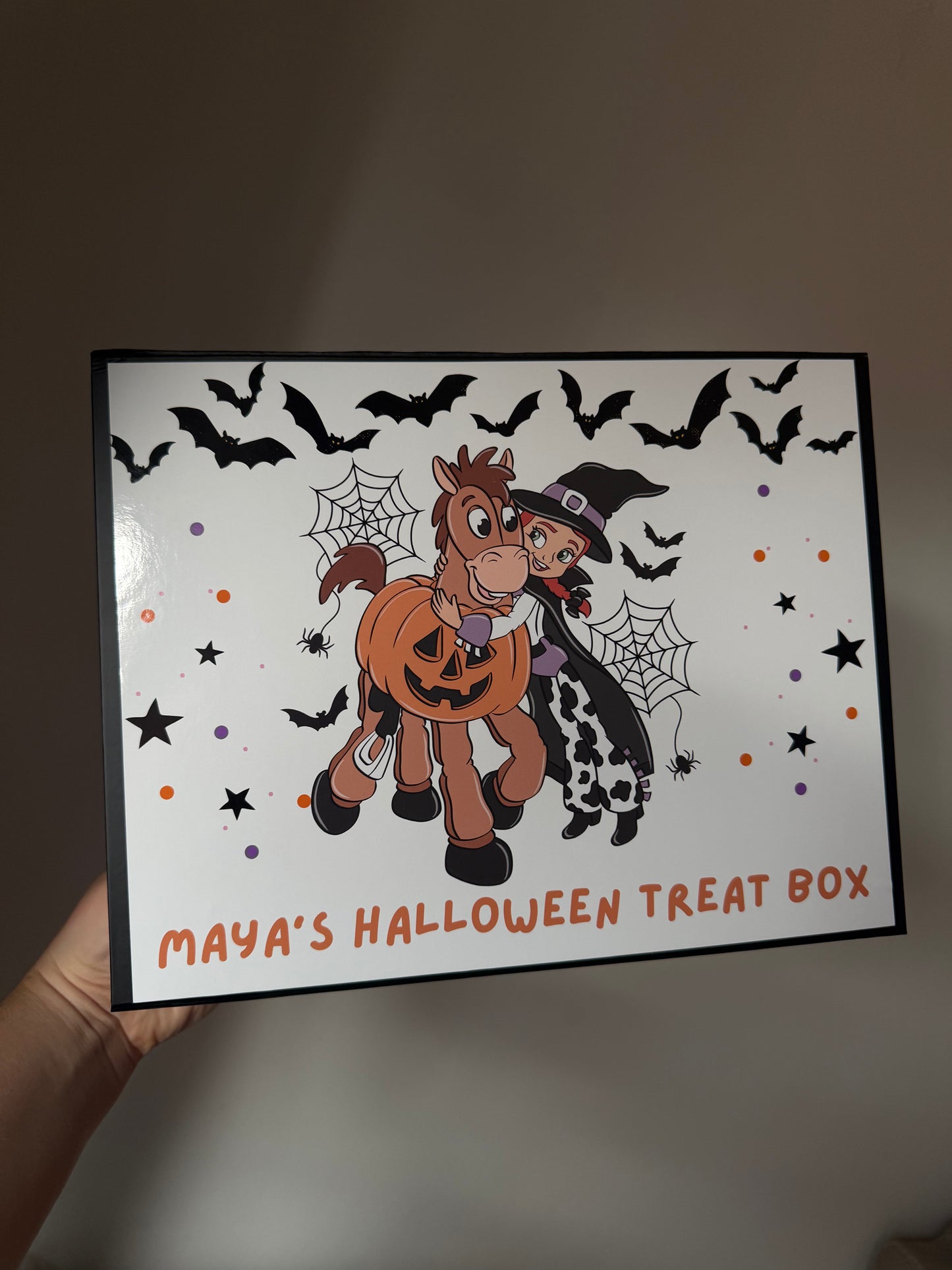 Personalised Jessie & Bullseye Halloween Treat Box
