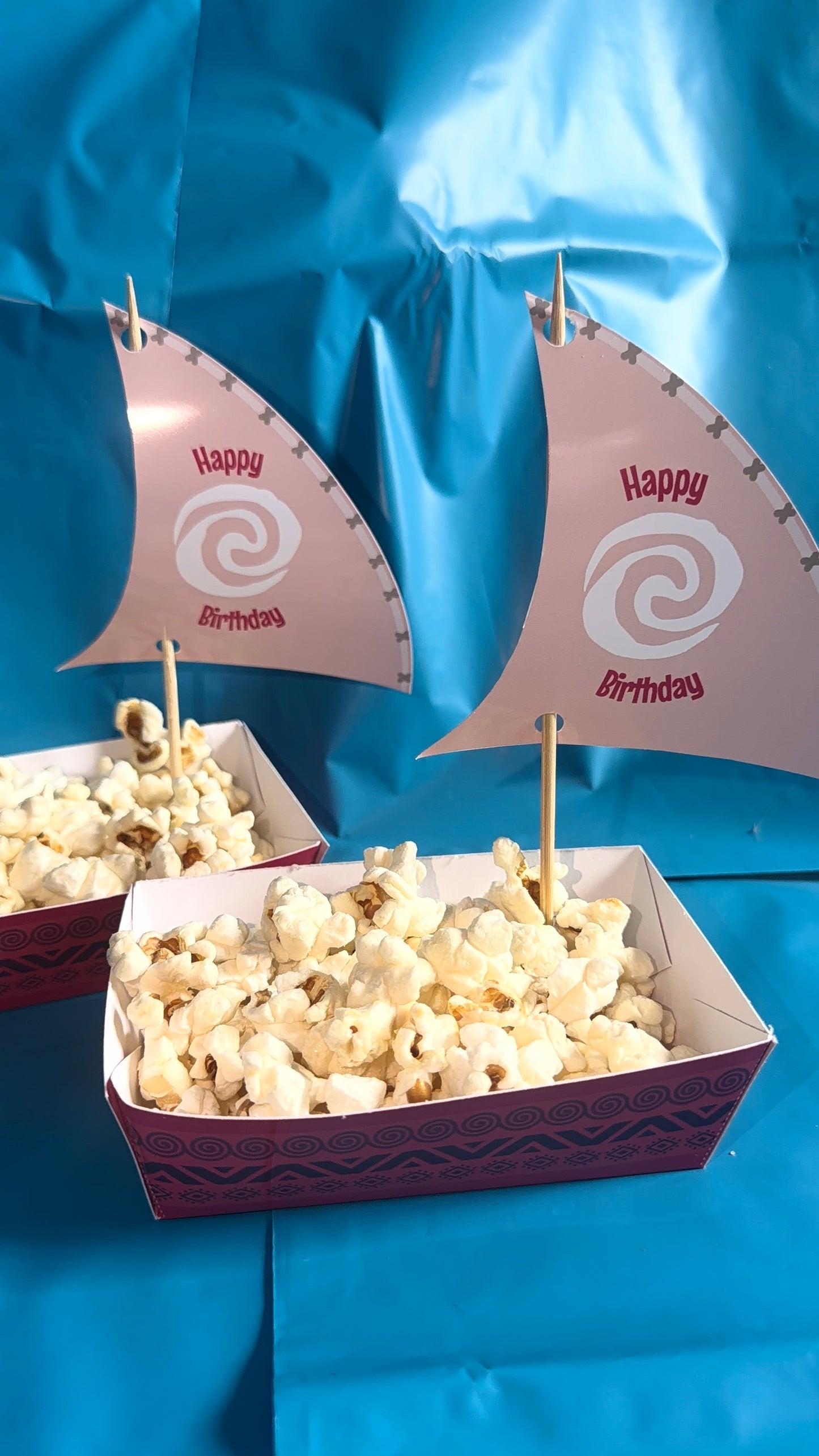Moana Inspired Party Snack Holder - 2 for £5