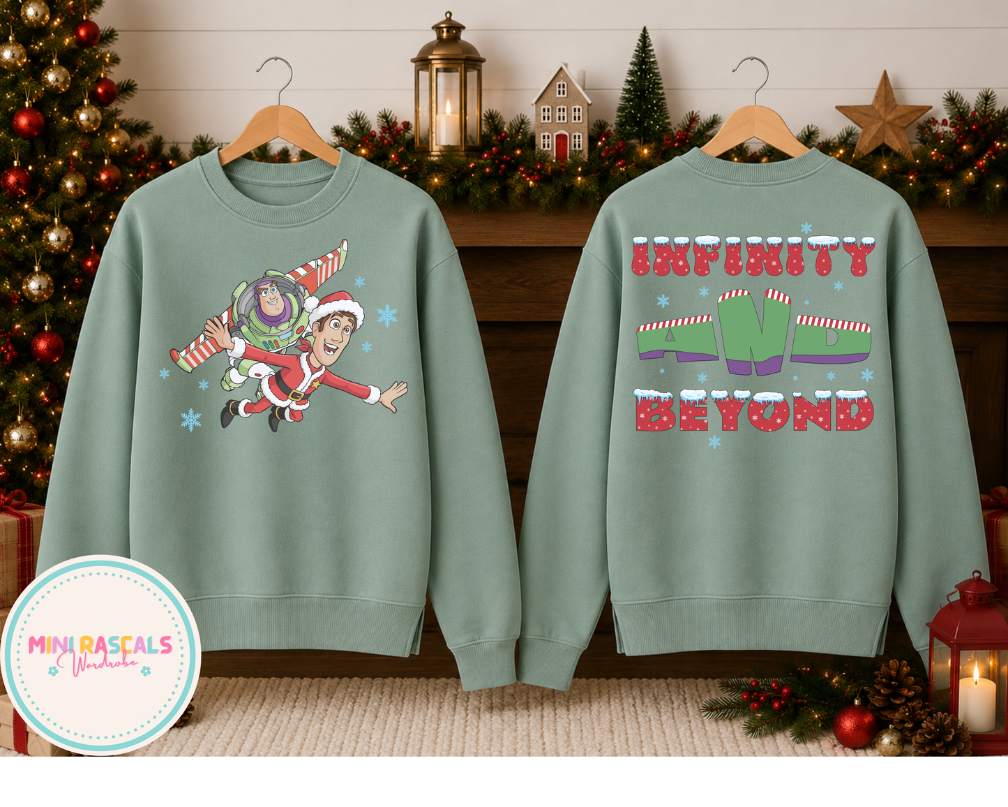 Toy Story To Infinity and Beyond Christmas Sweatshirt