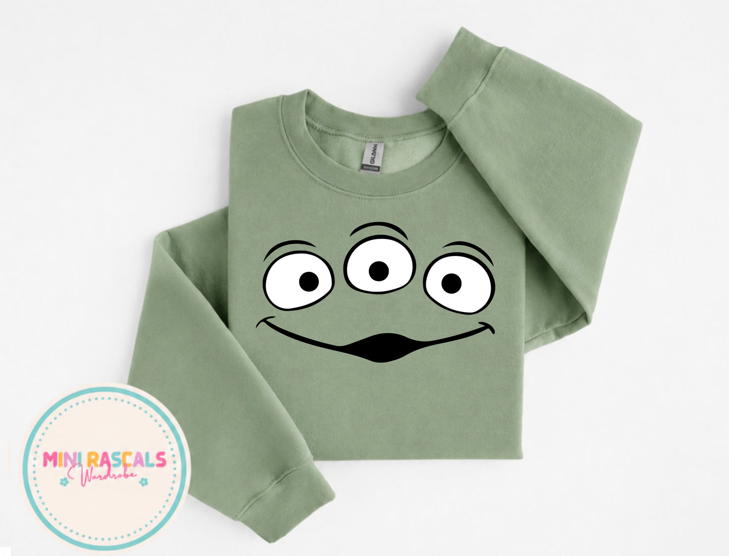 Toy Story Alien Face T-Shirt and Sweatshirt