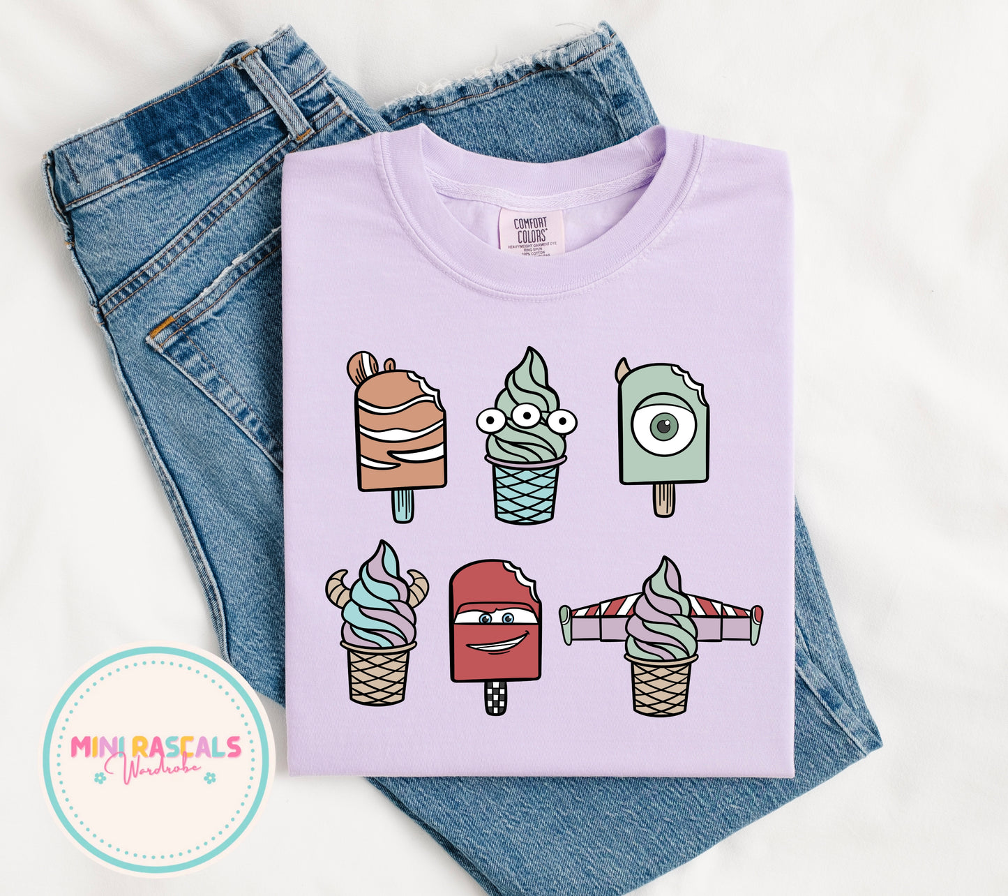 Disney Ice Cream T-Shirt | Kids Character Top