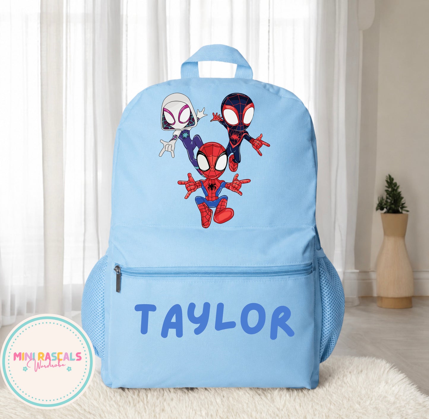Personalised Spidey and His Amazing Friends Kids Backpack