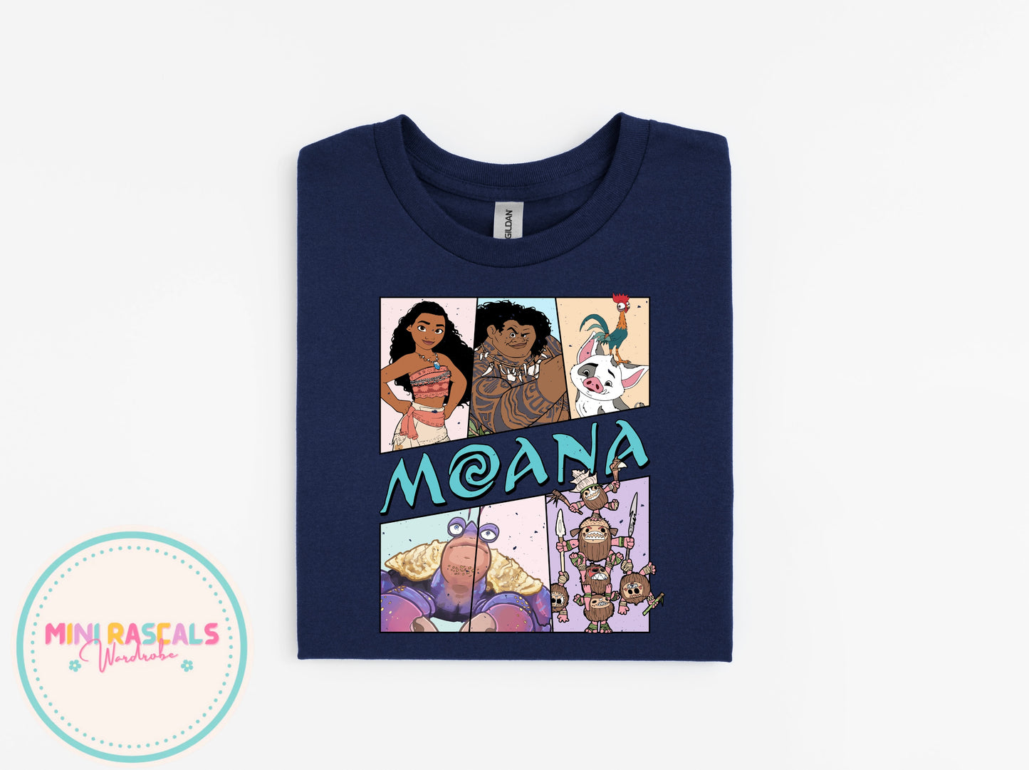 Moana and Friends | Kids T-Shirt | Personalised Disney-Inspired Top
