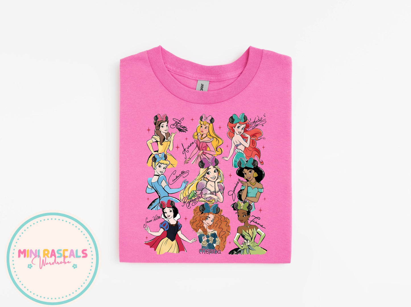 Disney Princesses Disney Trip Kids T-Shirt and Sweatshirt | Girls Princess Graphic Top | Holiday Outfit