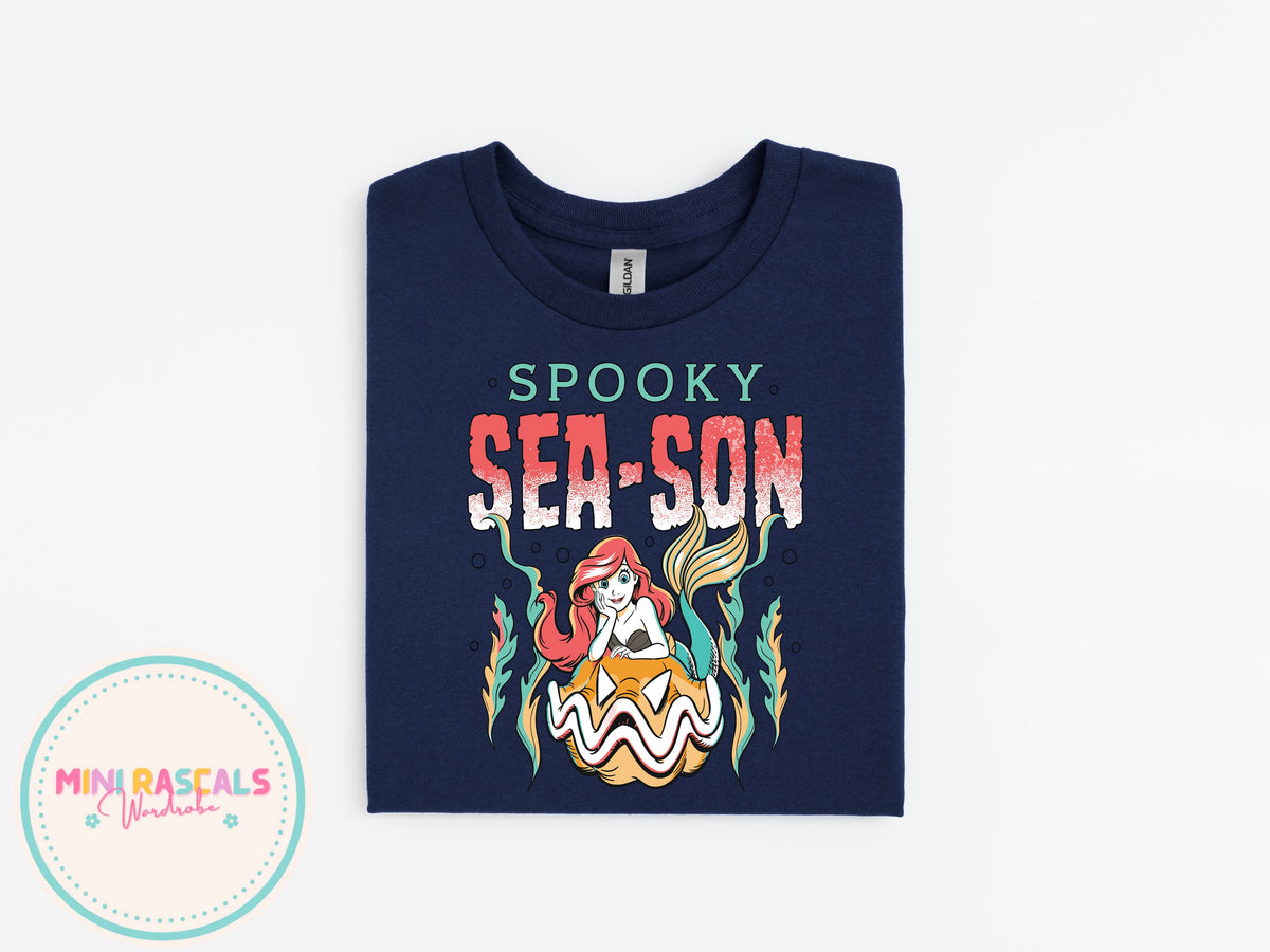 Little Mermaid Spooky Sea-son T-Shirt & Sweatshirt