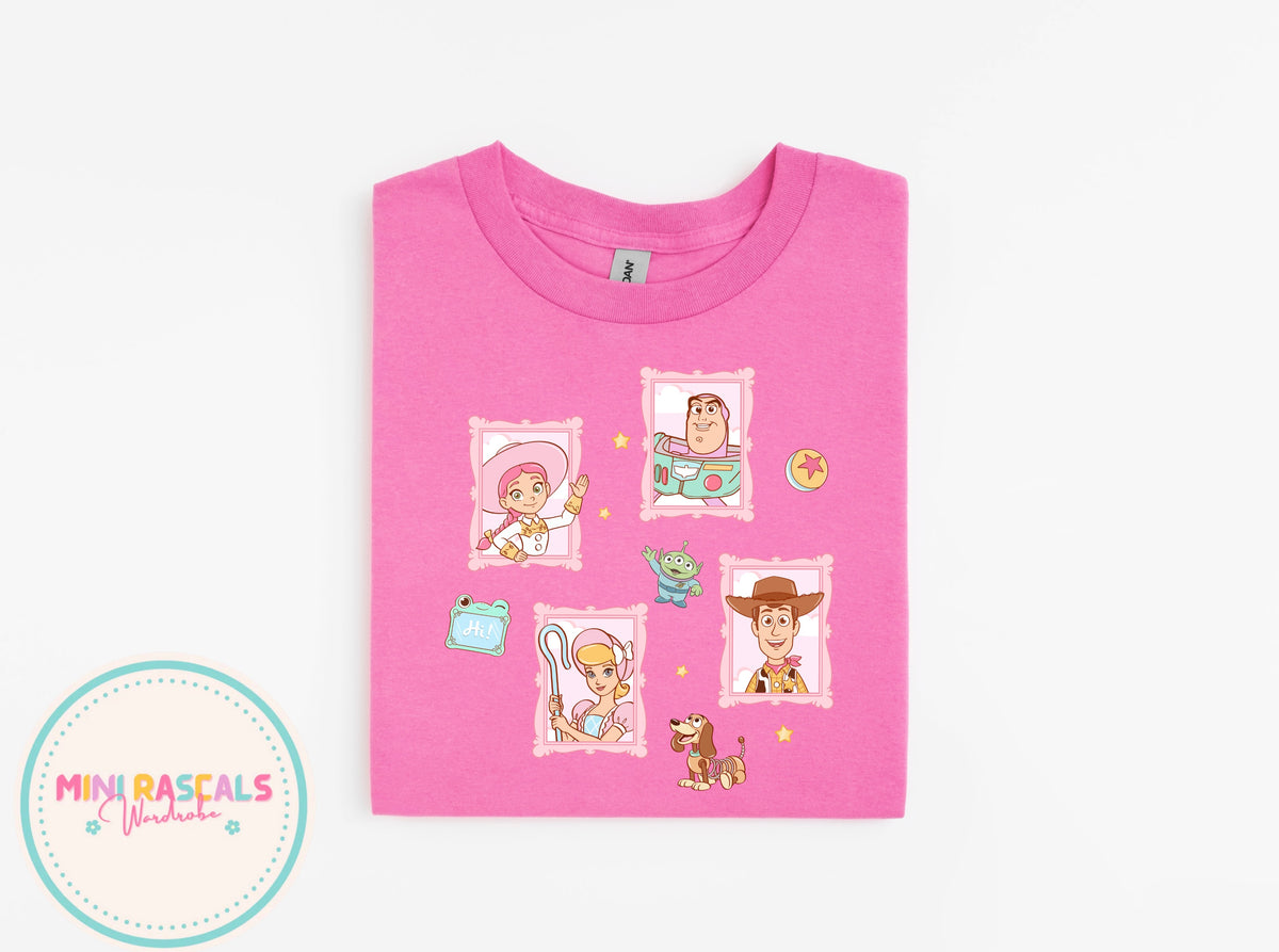 Toy Story Pastel Pink T-Shirt and Sweatshirt
