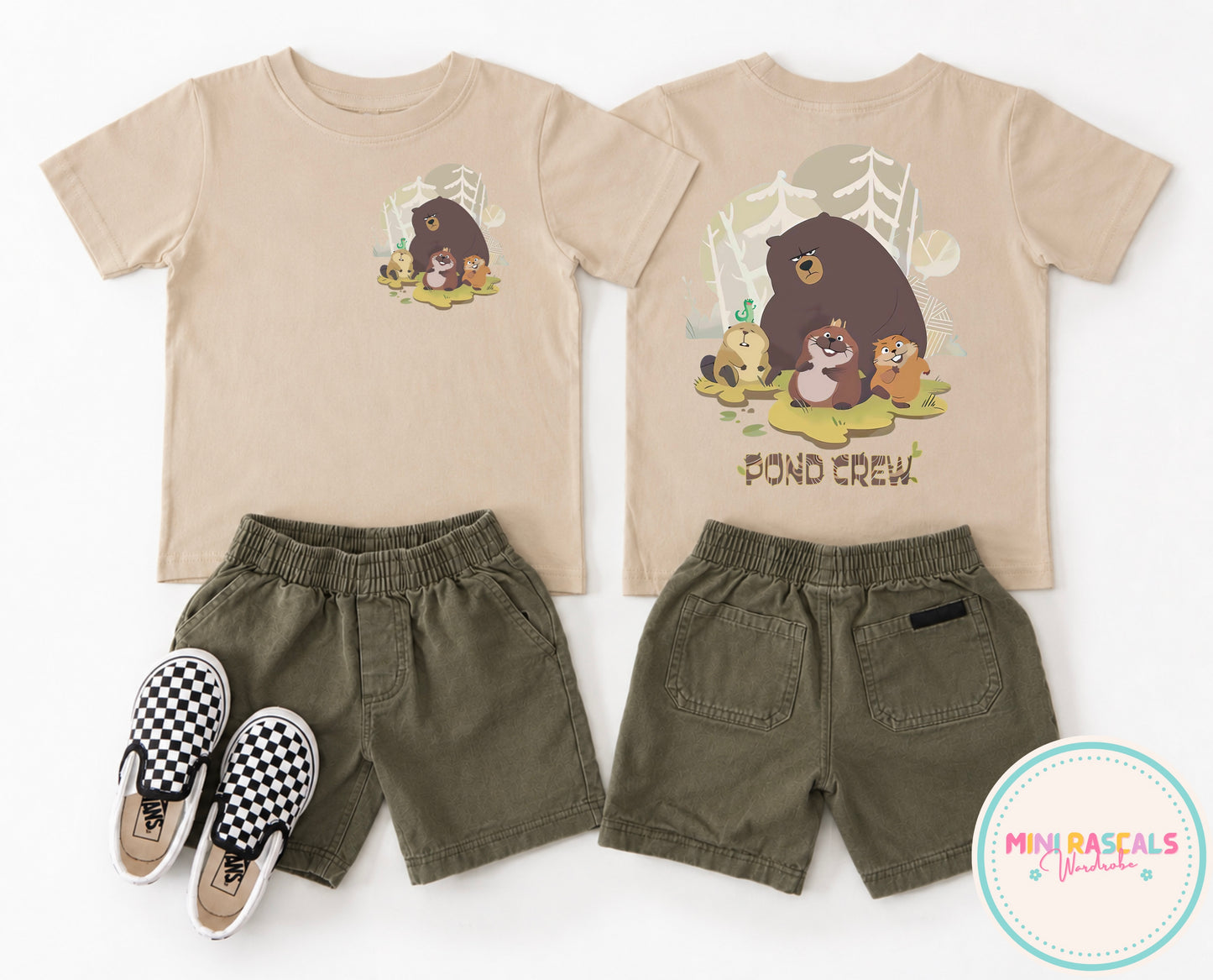 Hoppers Pond Crew Film Kids T-Shirt