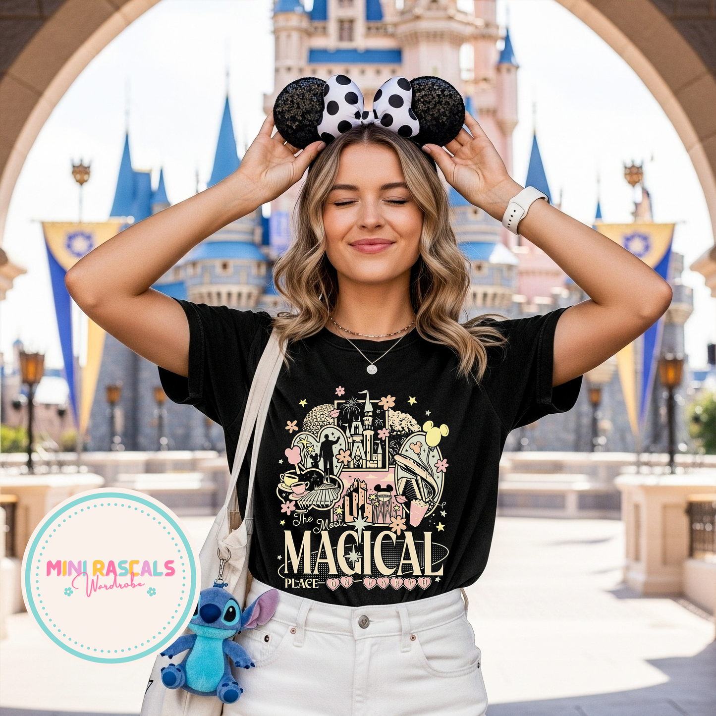 Disney Castle Magical Place Adults T-Shirt