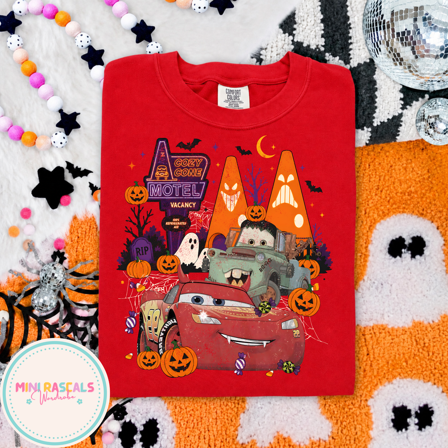 Cars Cozy Cone Halloween T-Shirt & Sweatshirt