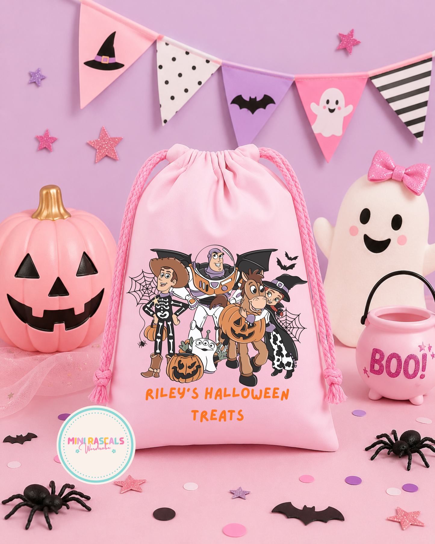 Toy Story Halloween Personalised Treat Bag