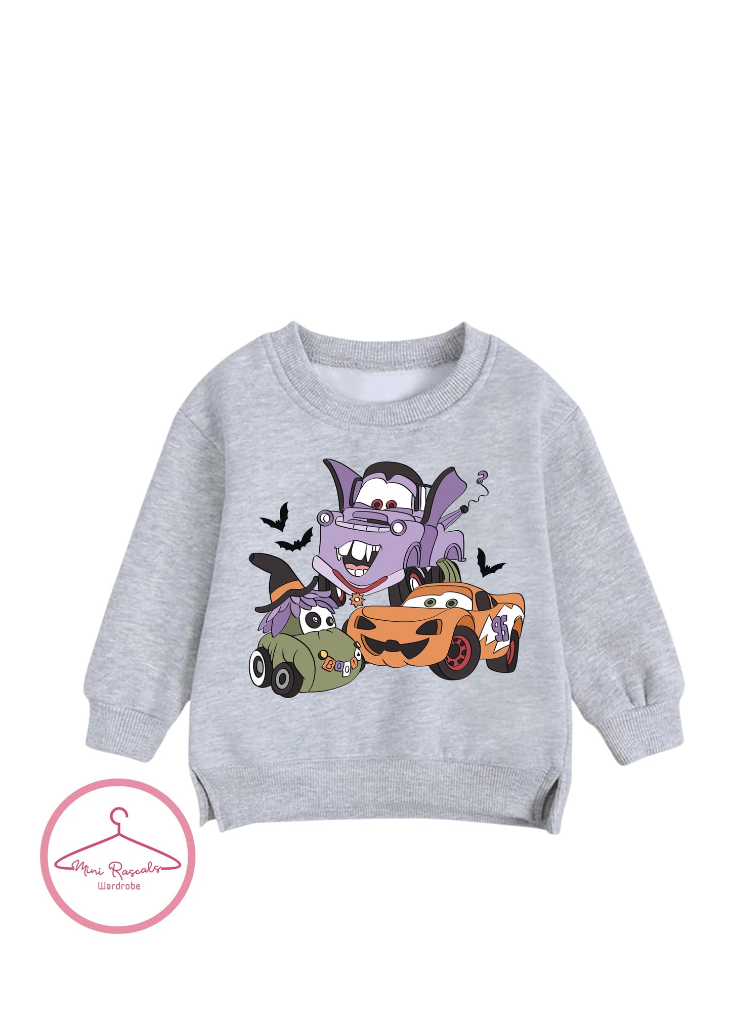 Halloween Car Pumpkin and Vampire Mater Jumper | Spooky Disney Cars Sweatshirt
