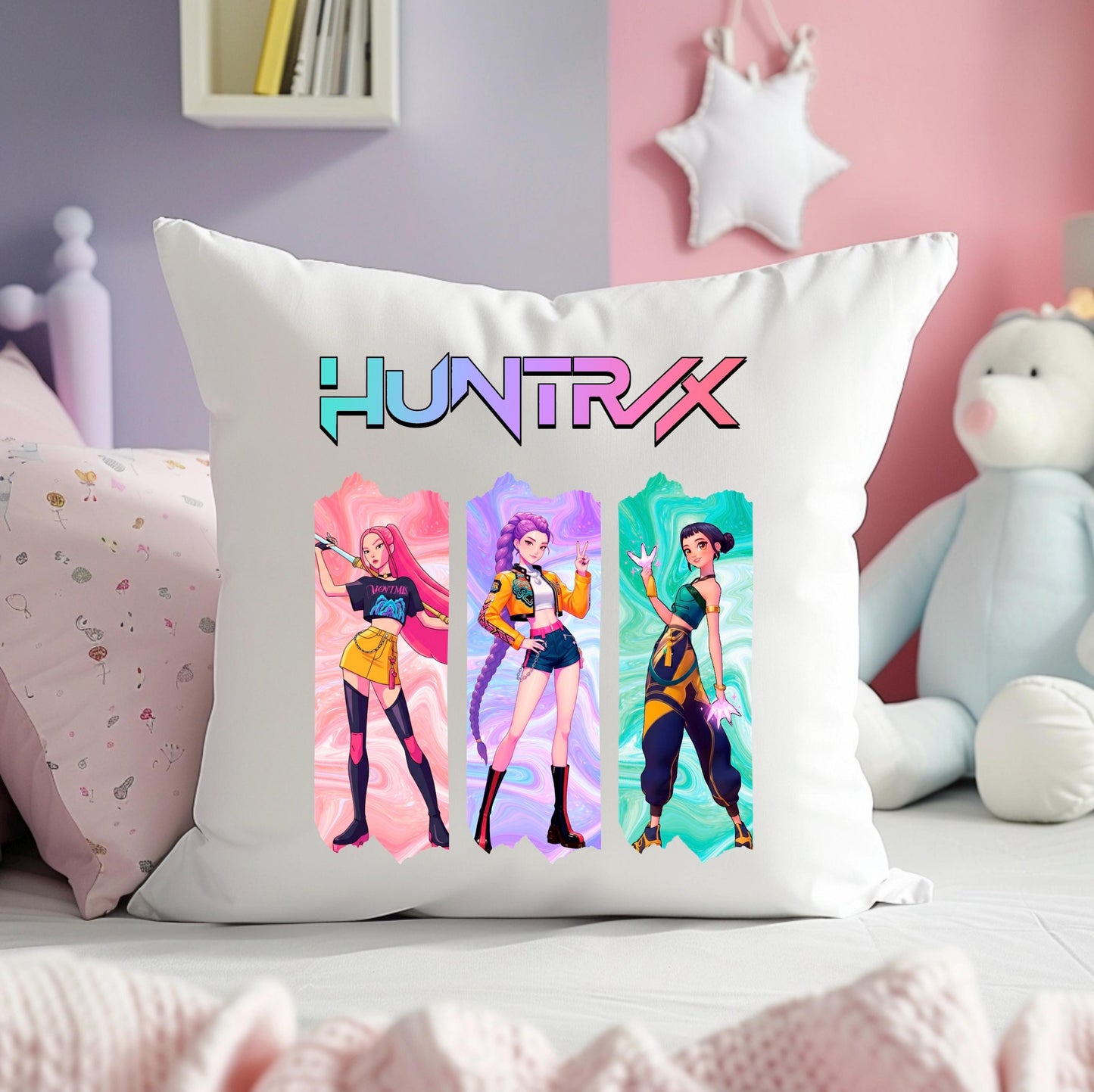 KPOP Demon Hunters Bedroom Cushion