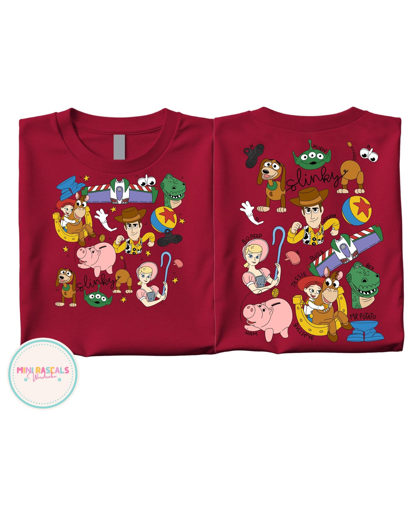 Toy Story Woody & Friends Kids T-Shirt & Sweatshirt | Buzz Jessie Pixar Graphic Top | Boys Girls Unisex