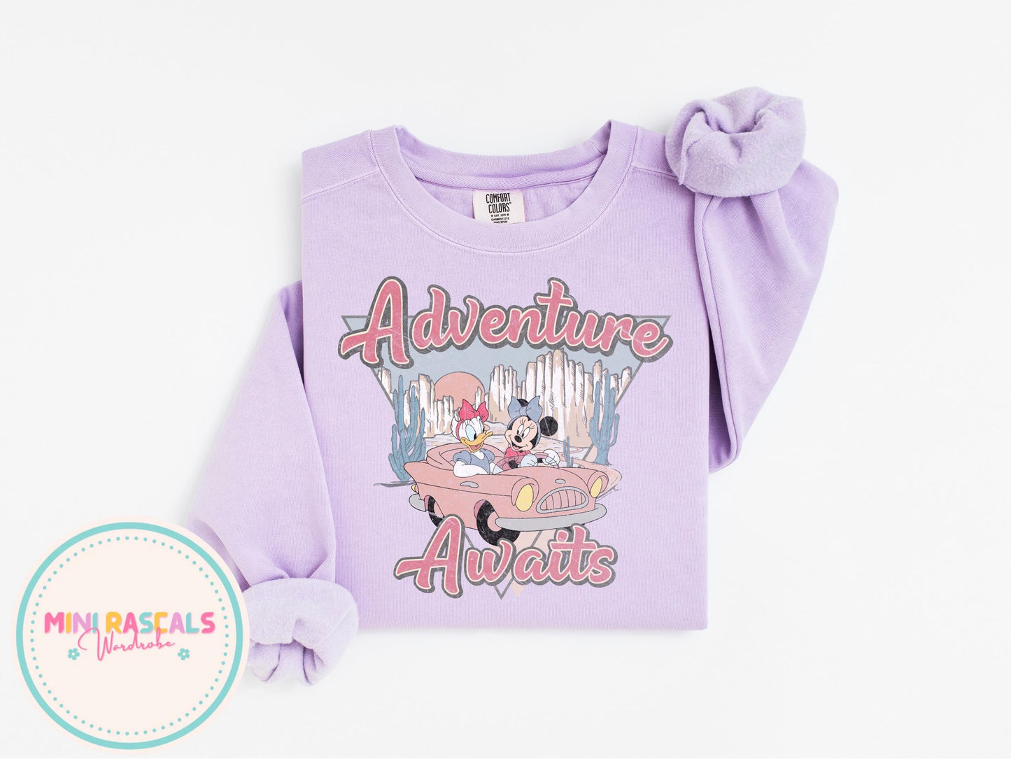 Disney Minnie Mouse & Daisy Duck Adventure Time Girls T-Shirt | Cute Cartoon Graphic Top for Kids