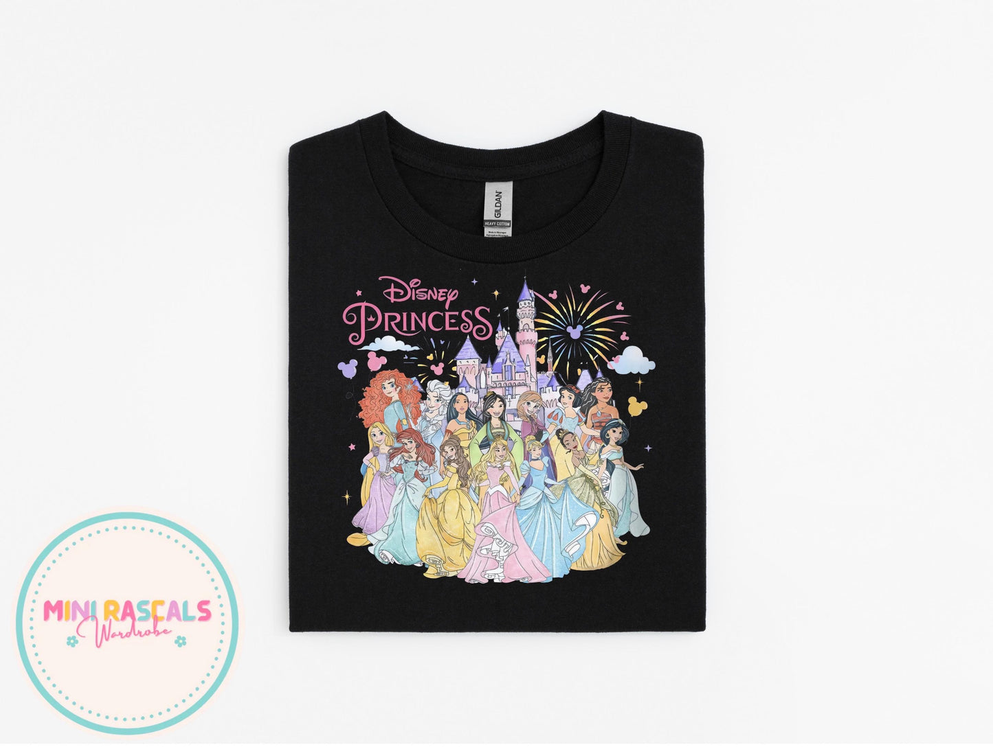 Disney Princess Castle Kids T-Shirt & Sweatshirt | Girls Disney Trip Outfit | Cinderella Princess Graphic Top