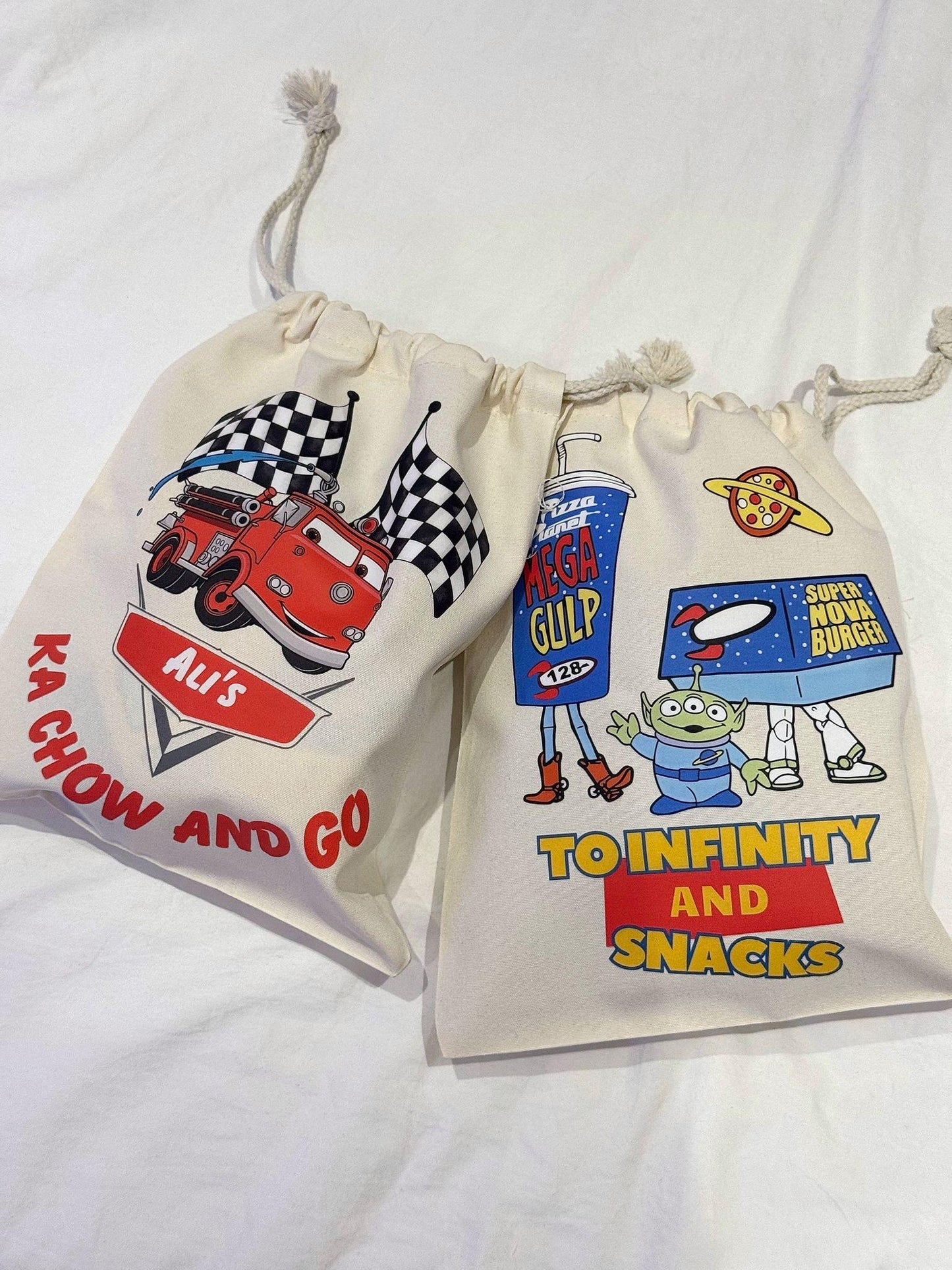 Personalised Cars Ka Chow and Go Storage Bag