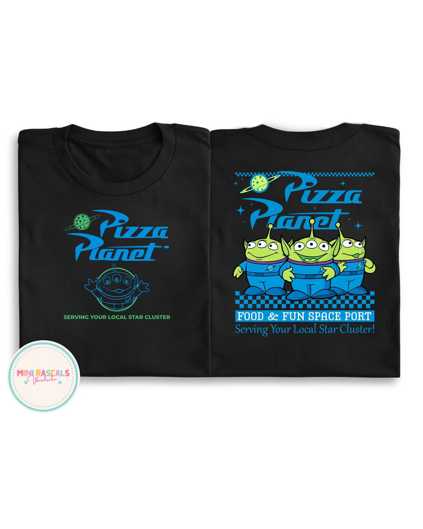 Blue Pizza Planet Toy Story Alien Kids T-Shirt & Sweatshirt