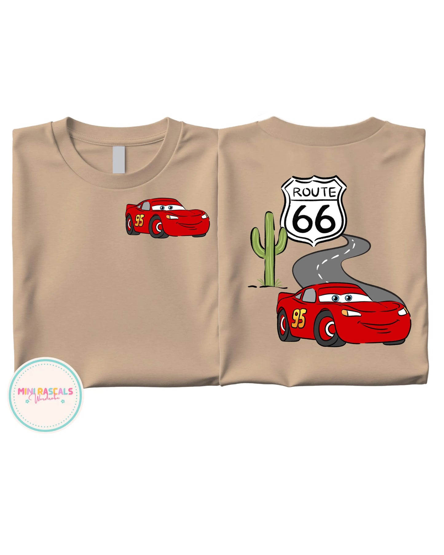 Lightning McQueen Route 66 Kids T-Shirt & Sweatshirt