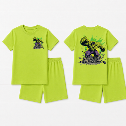 Hulk T-Shirt & Short Set | Kids Summer Outfit