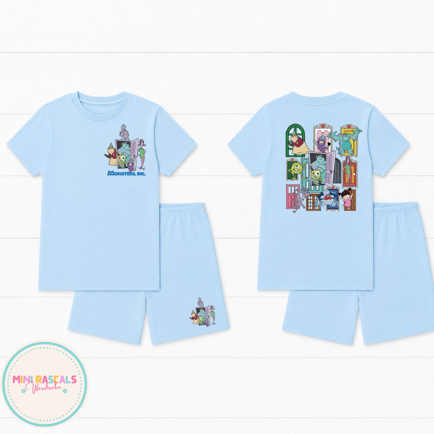 Monsters Inc T-Shirt & Short Set | Kids Summer Outfit
