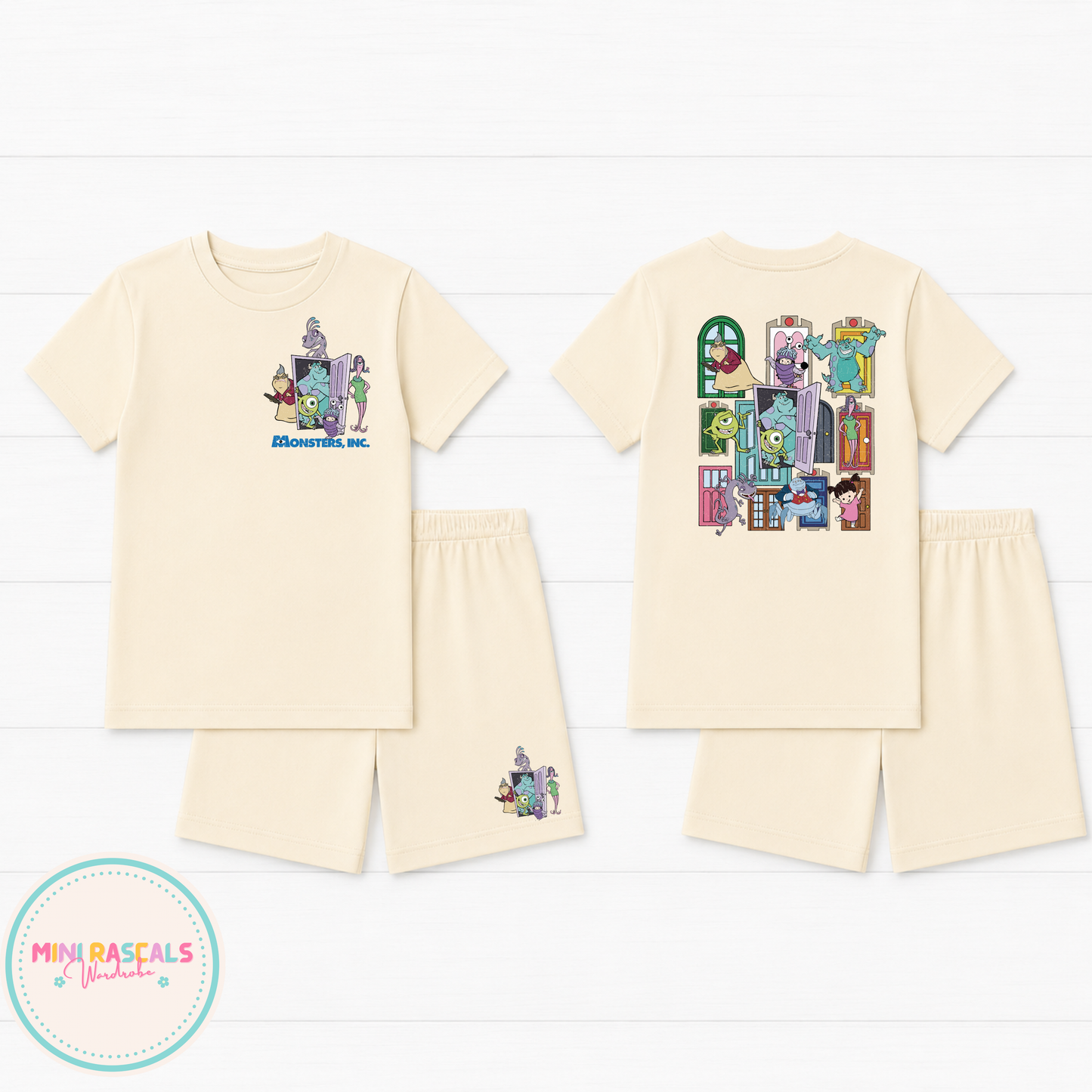 Monsters Inc T-Shirt & Short Set | Kids Summer Outfit