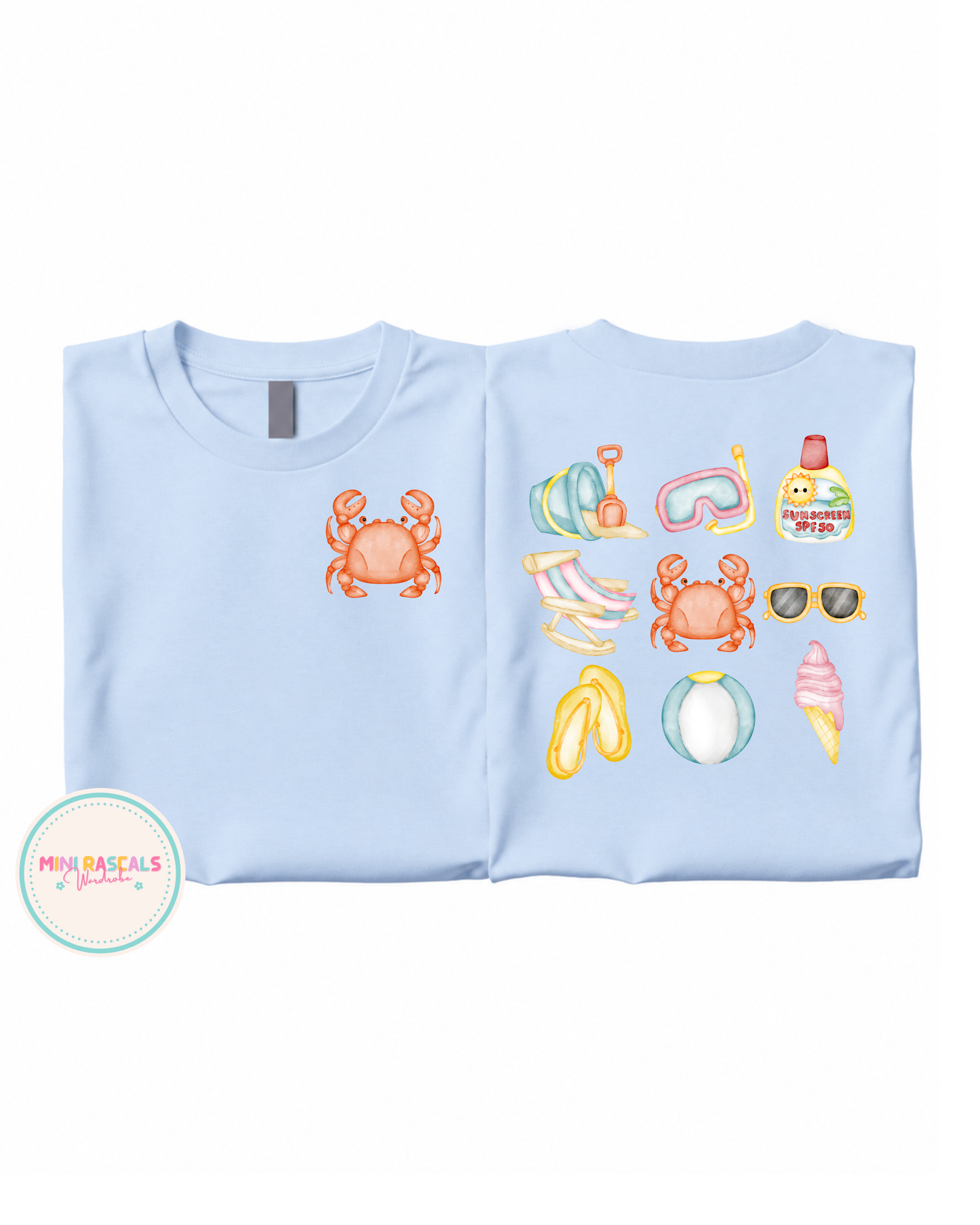 Beach Vibe T-Shirt | Kids Summer T-Shirt