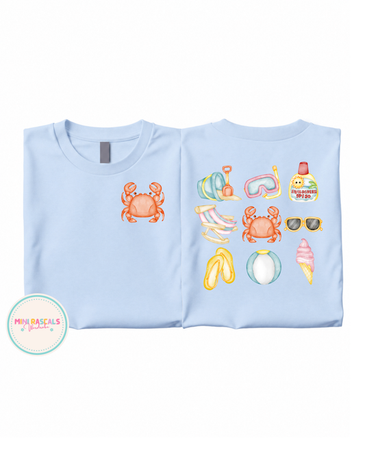 Beach Vibe T-Shirt | Kids Summer T-Shirt