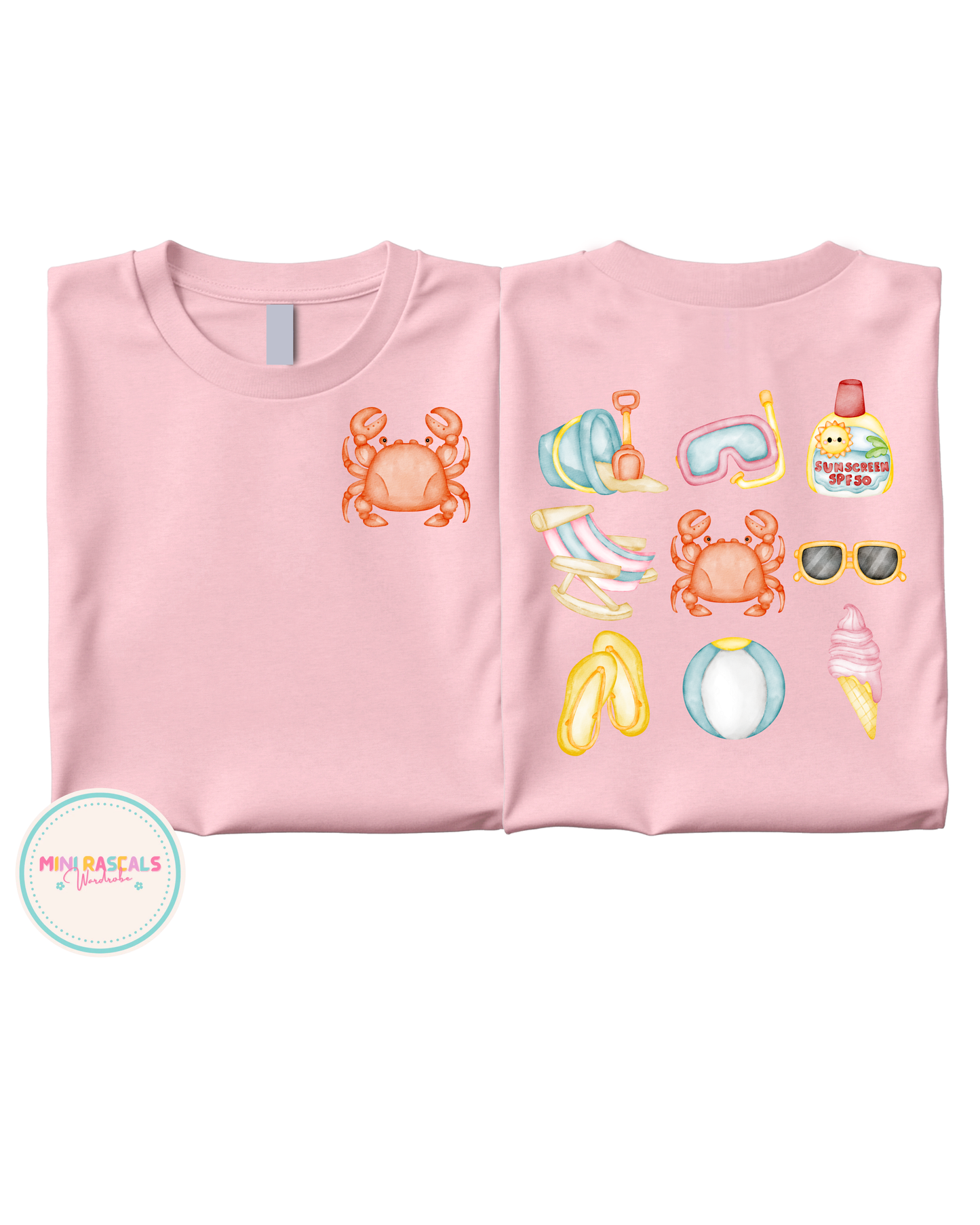 Beach Vibe T-Shirt | Kids Summer T-Shirt