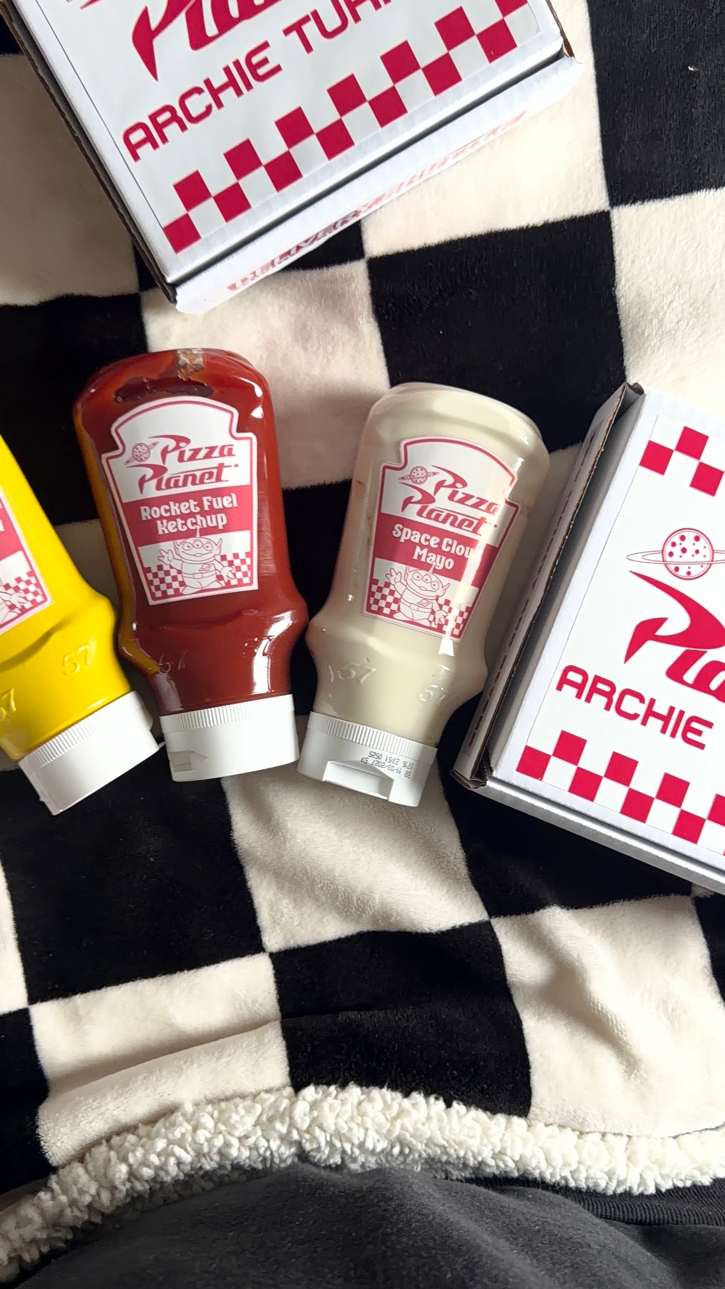 Pizza Planet Toy Story Character Sauce Labels – Pack of 3 (Copy)