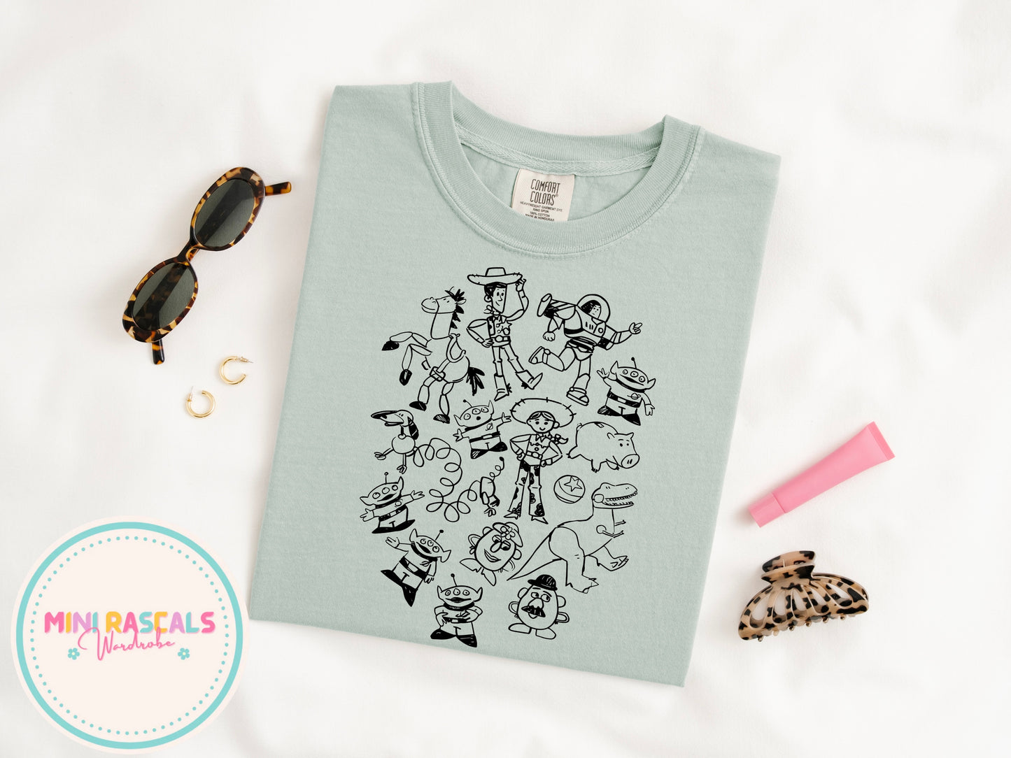 Retro Toy Story Drawing T-Shirt