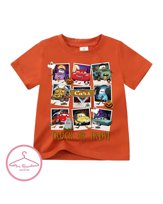 Cars Truck or Treat Halloween T-Shirt
