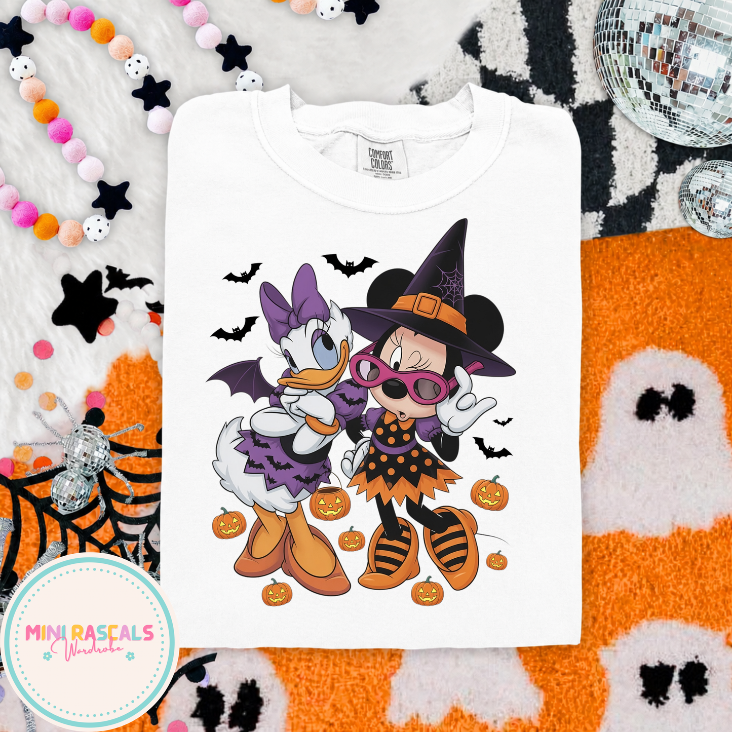 Minnie Mouse & Daisy Duck Spooky Halloween T-Shirt & Sweatshirt
