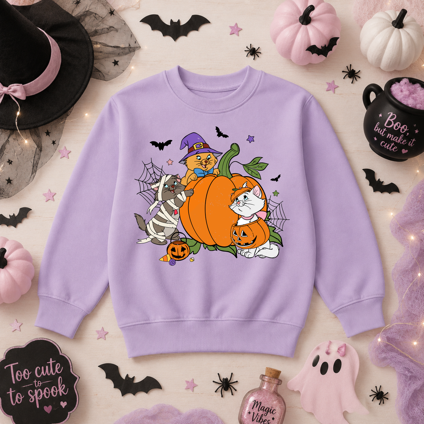 Aristocats Halloween T-Shirt & Sweatshirt | Kids Halloween Costume Top | Mini Rascals