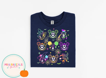 Mickey Mouse Spooky Halloween T-Shirt & Sweatshirt | Kids Halloween Costume Top | Mini Rascals