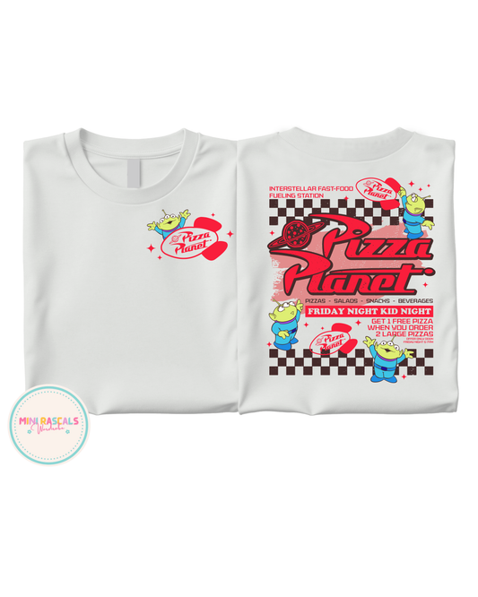 Pizza Planet Alien Toy Story Kids T-Shirt