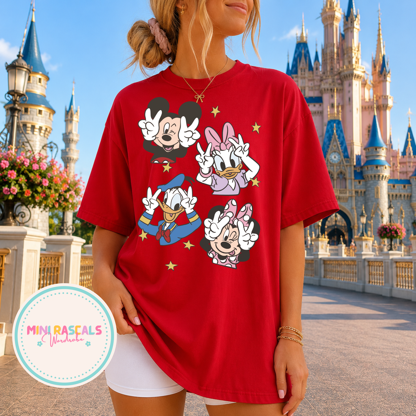 Mickey Mouse & Friends Disney Park Graphic Adults T-Shirt