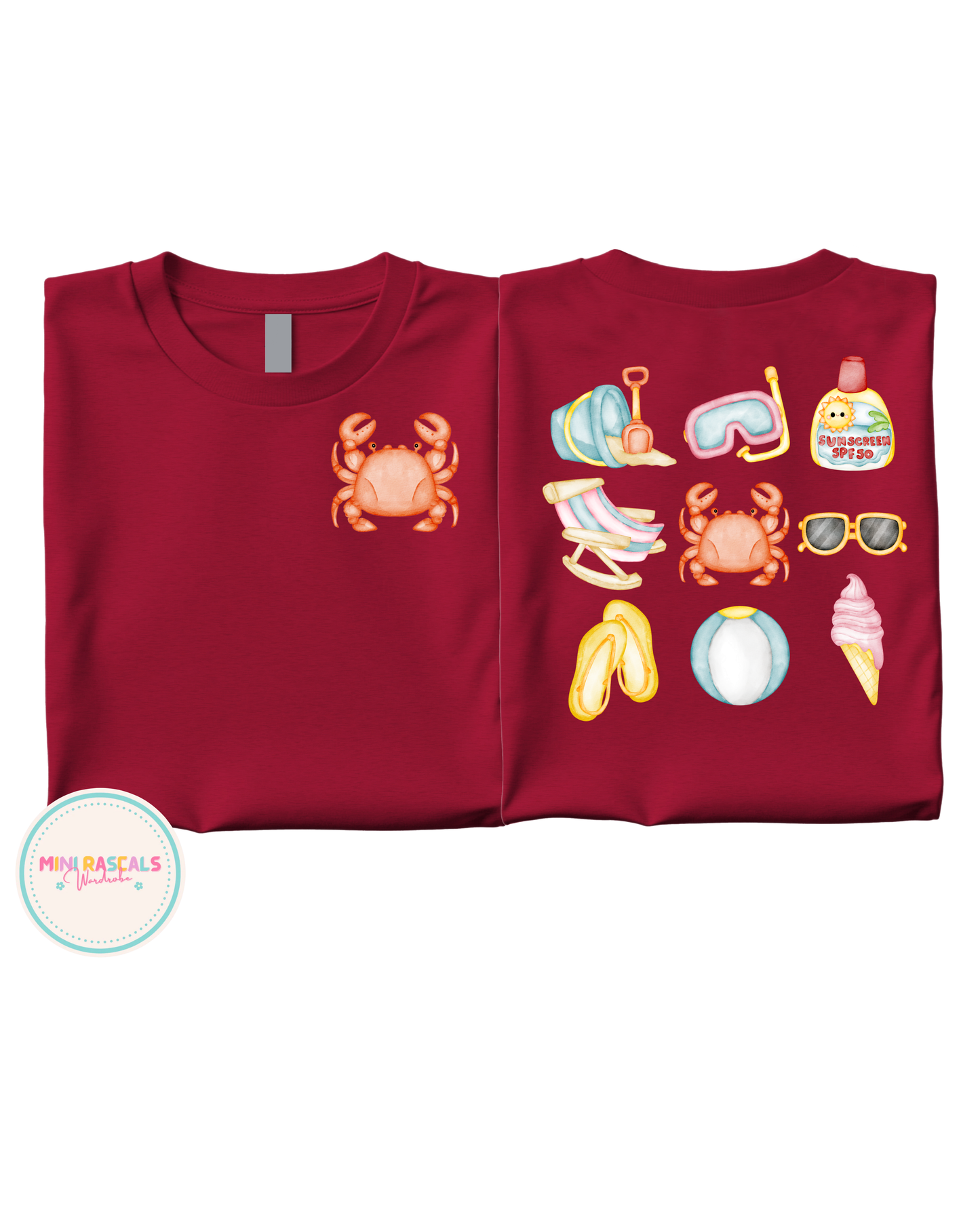 Beach Vibe T-Shirt | Kids Summer T-Shirt