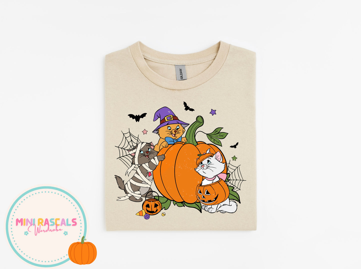 Aristocats Halloween T-Shirt & Sweatshirt | Kids Halloween Costume Top | Mini Rascals