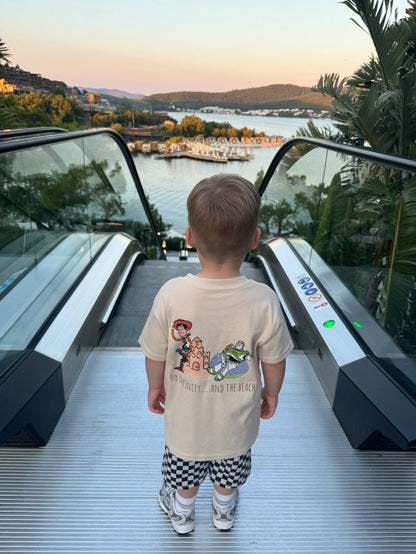 To Infinity and the Beach | Toy Story Kids T-Shirt
