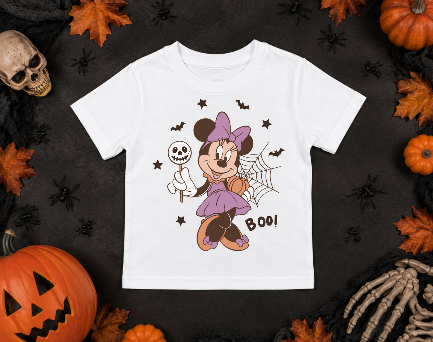 Minnie Mouse Halloween T-Shirt & Sweatshirt | Kids Halloween Costume Top | Mini Rascals