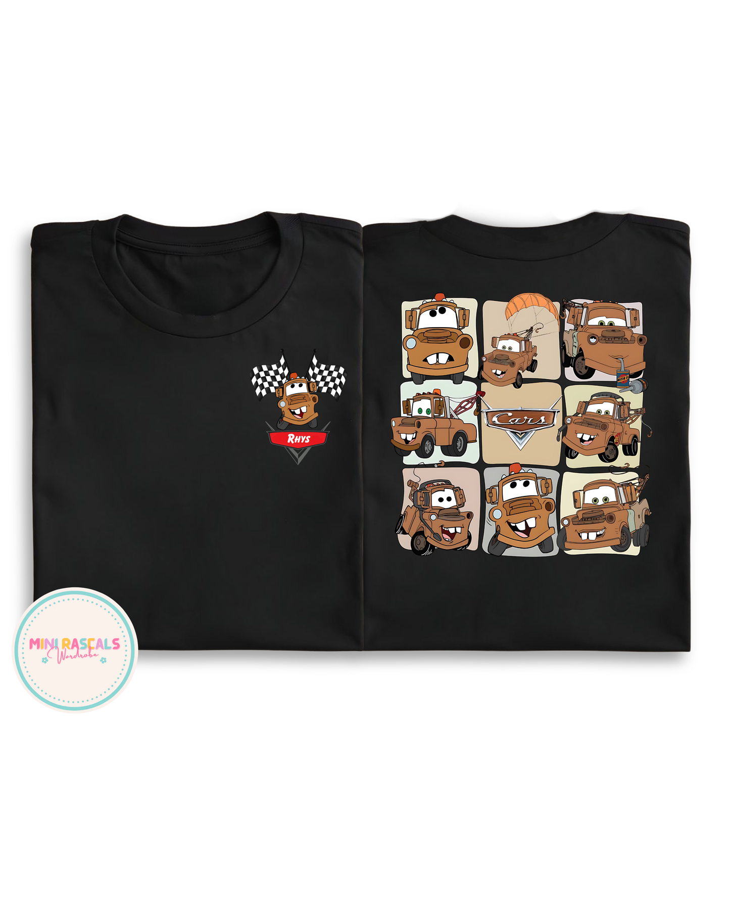 Cars Mater Personalised Kids Unisex T-Shirt | Disney Pixar Cars