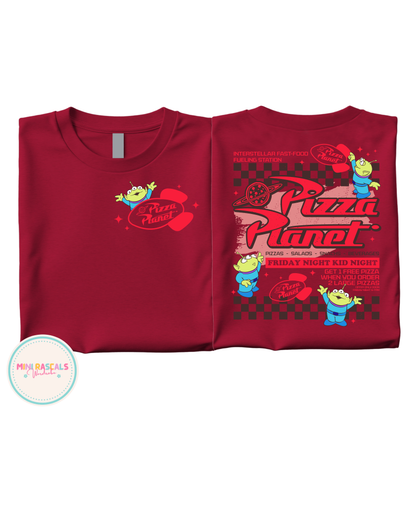 Pizza Planet Alien Toy Story Kids T-Shirt