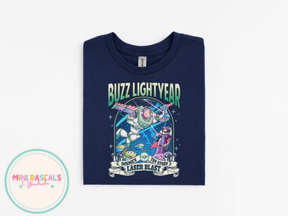 Buzz Lightyear Kids T-Shirt – Toy Story Graphic Tee for Boys & Girls | Mini Rascals
