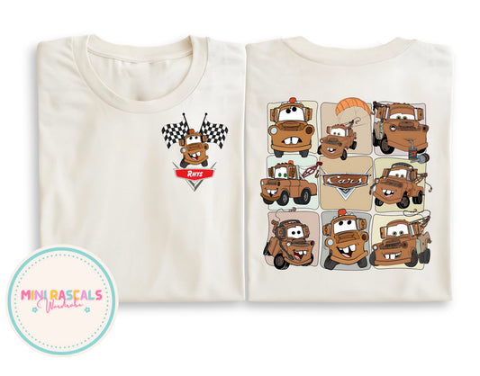 Cars Mater Personalised Kids Unisex T-Shirt | Disney Pixar Cars