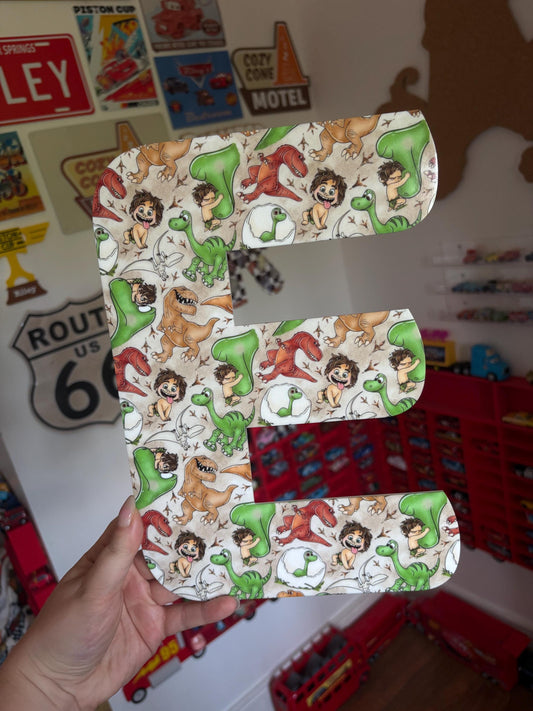 Personalised Acrylic Letters Initials – The Good Dinosaur , Disney, Theme Nursery & Bedroom Decor